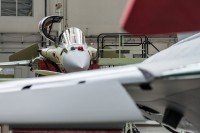 Bordeaux-Merignac Facility, France. Rafale's final assembly line in Dassault Aviation factory.