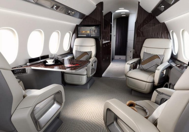 Falcon 6X - Extra-wide body cabin © Dassault Aviation