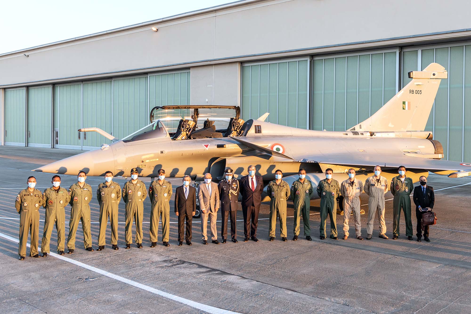 Premier convoyage des Rafale de l’Armée de l’Air indienne (IAF – Indian ...