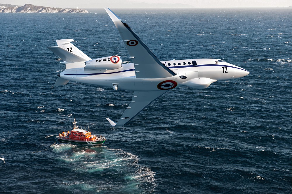 Le Falcon 2000 Albatros au service de la Marine nationale Press