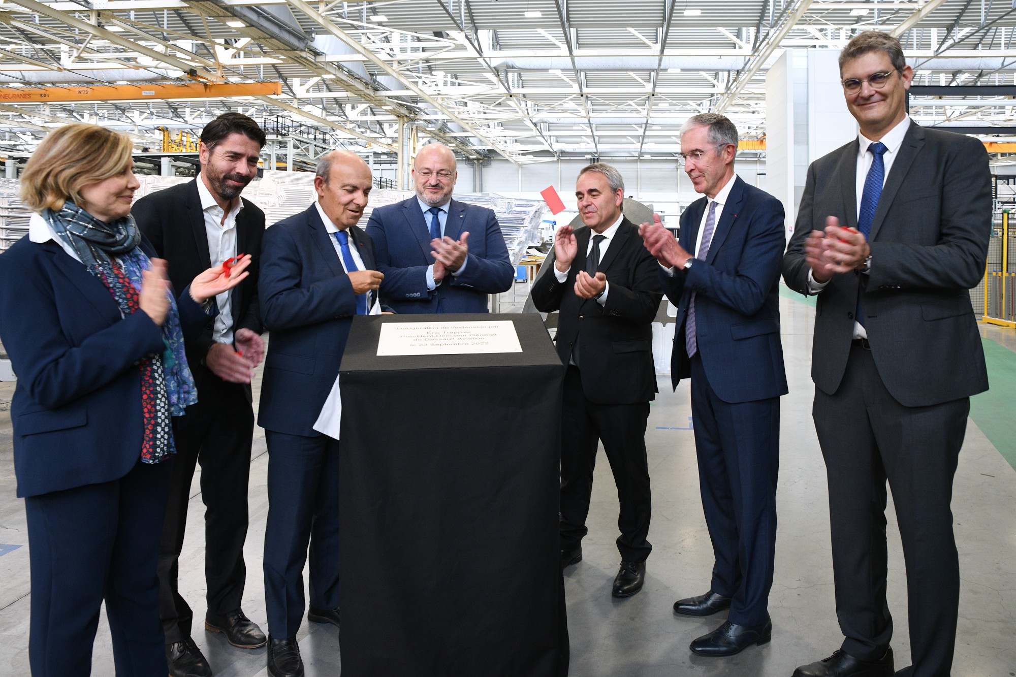 Usine Dassault Aviation de Seclin : inauguration de l’extension
