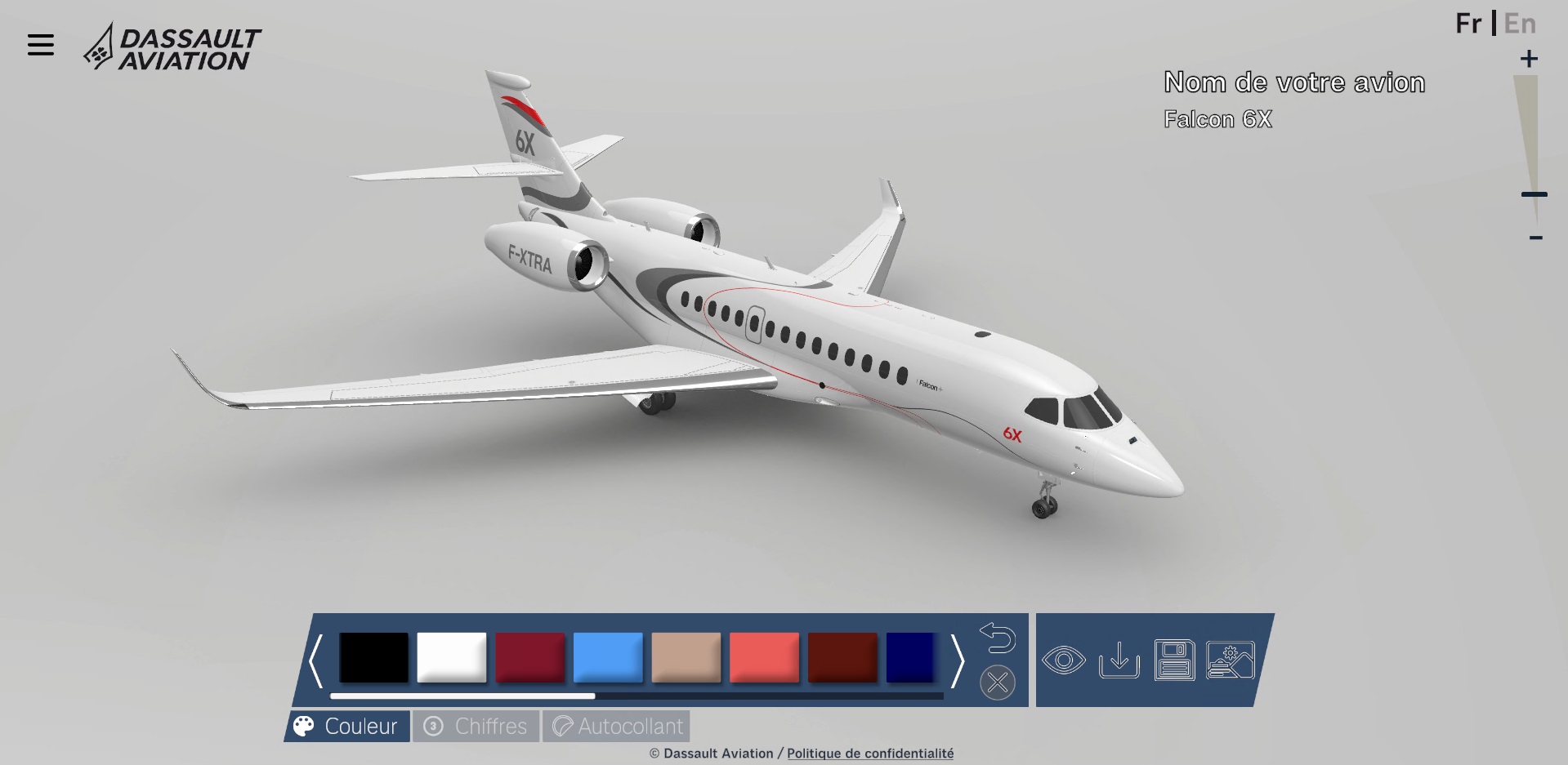 Configurateur « MyPlaneDesign »