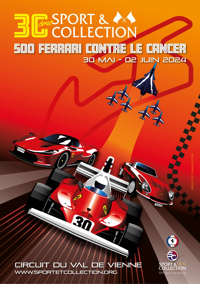 Meeting. Sport et Collection – 500 Ferrari contre le cancer