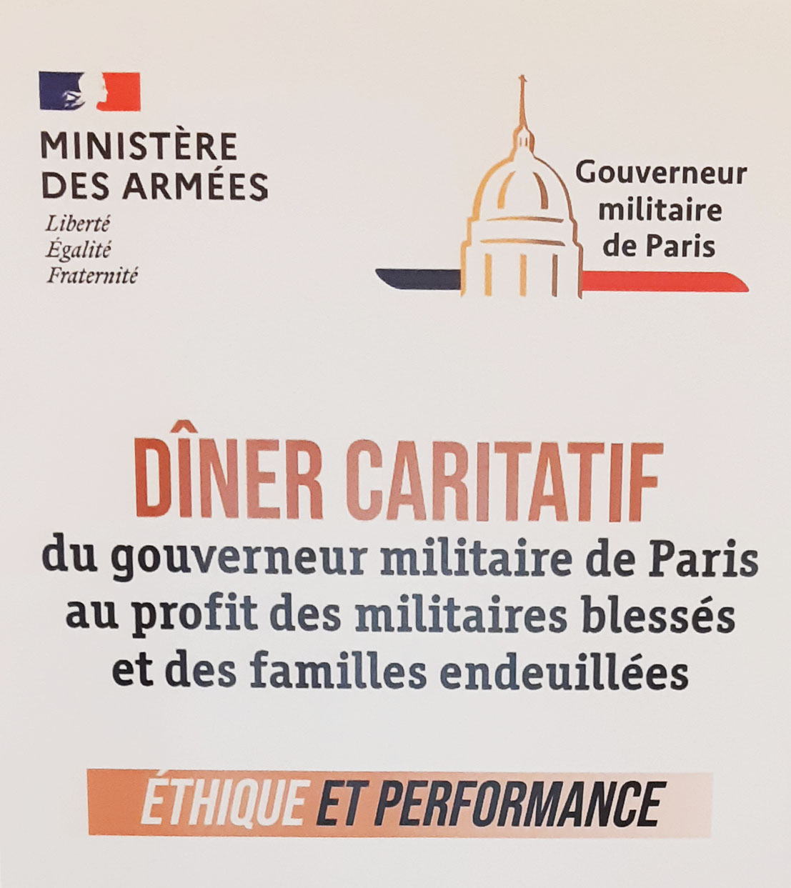 Dassault Aviation participe à la soirée caritative « Ethique et Perfor