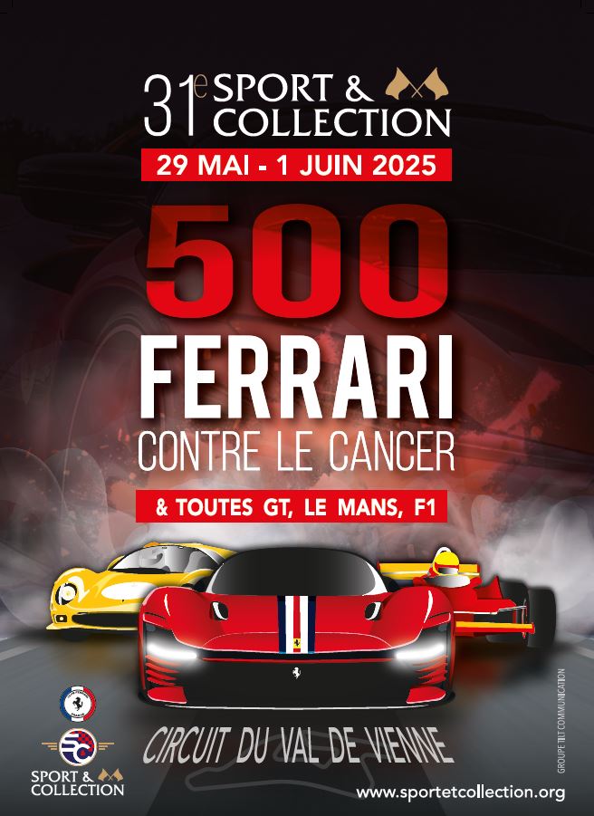 Événement. Sport et Collection – 500 Ferrari contre le cancer