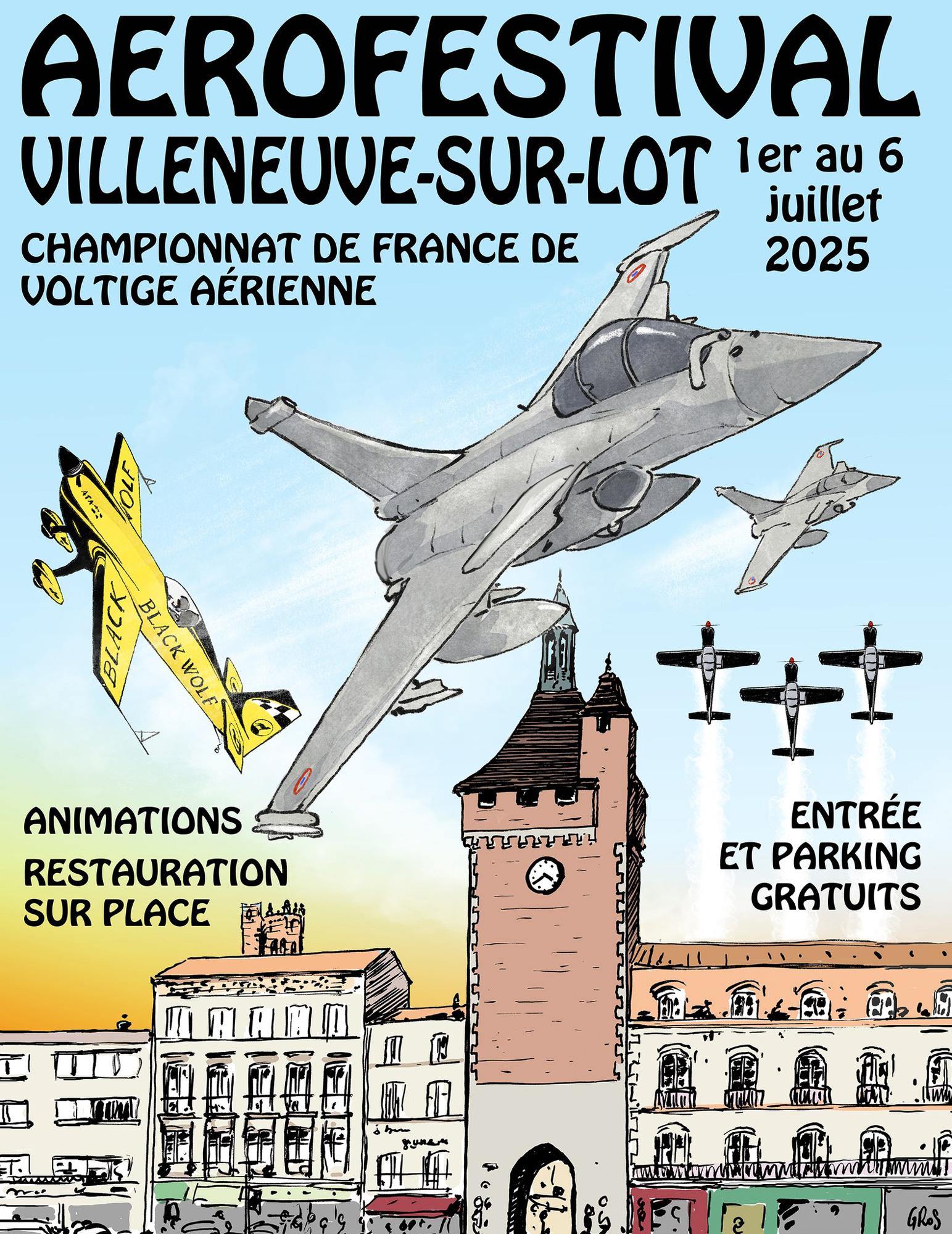 Événement. Aérofestival de Villeneuve-sur-Lot