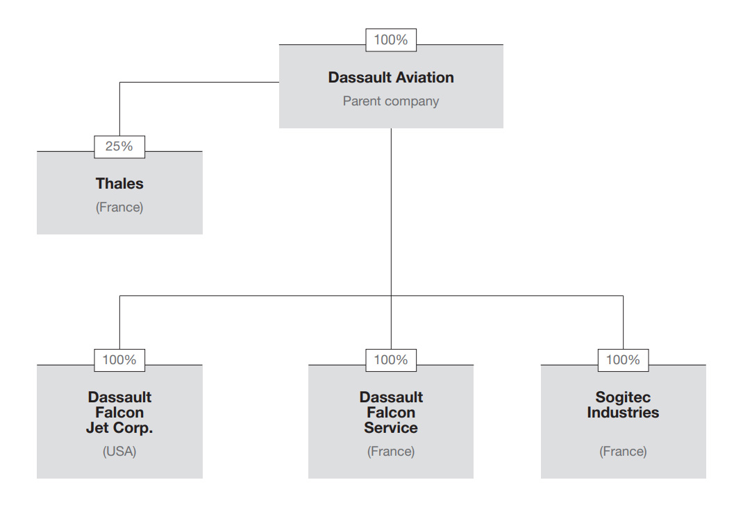 Holding Company Structure Chart