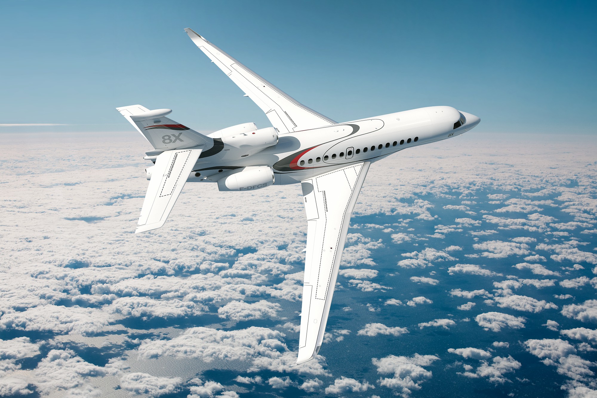 Falcon 8X: ultra-long range advanced business jet